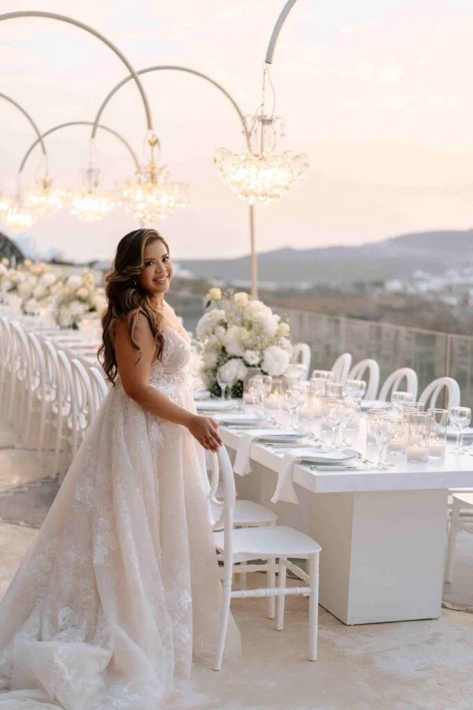 Danielle & David wedding at Cavo Ventus Venue, Santorini