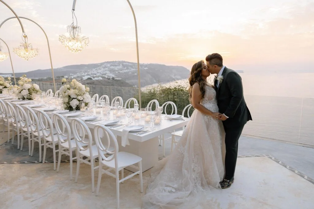 Danielle & David wedding at Cavo Ventus Venue, Santorini