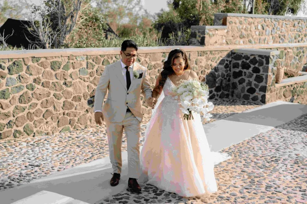 Danielle & David wedding at Cavo Ventus Venue, Santorini