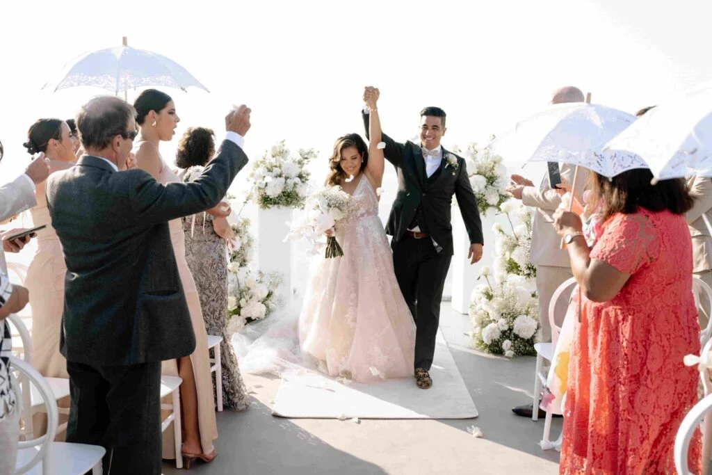 Danielle & David wedding at Cavo Ventus Venue, Santorini