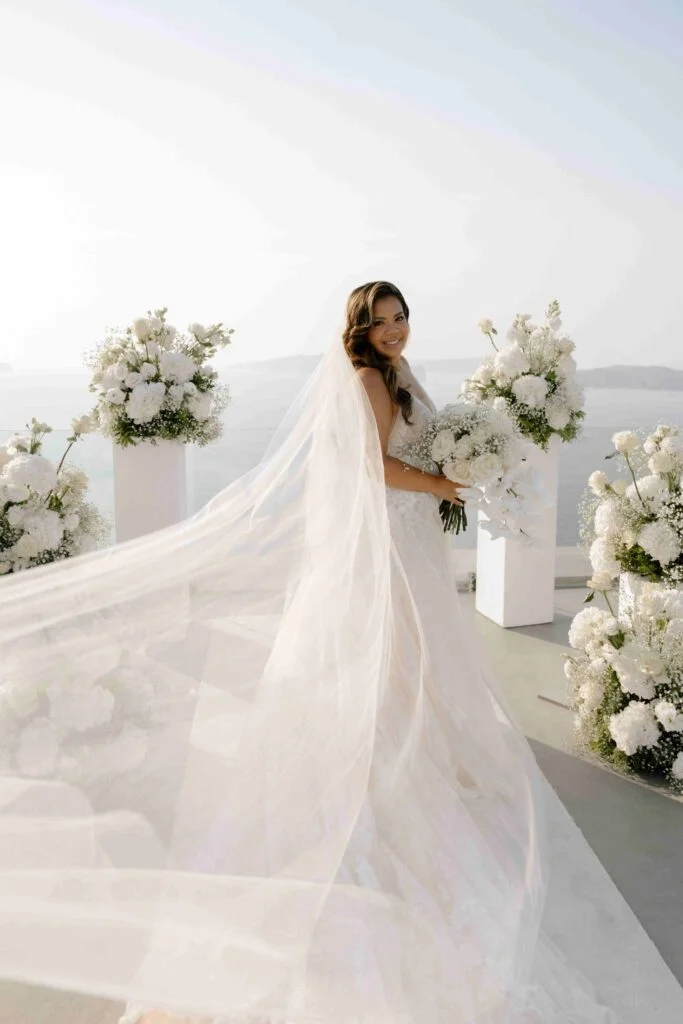 Danielle & David wedding at Cavo Ventus Venue, Santorini