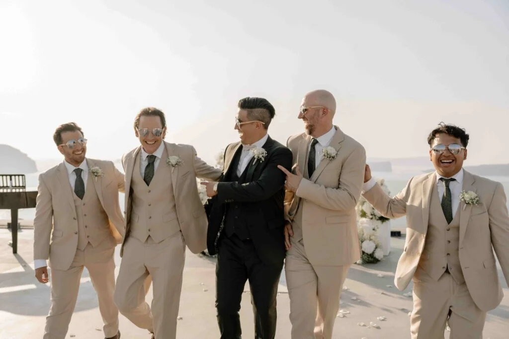 Danielle & David wedding at Cavo Ventus Venue, Santorini