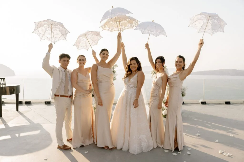 Danielle & David wedding at Cavo Ventus Venue, Santorini