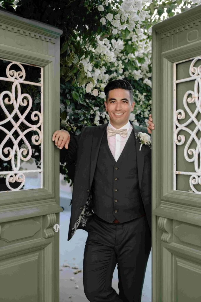 Danielle & David wedding at Cavo Ventus Venue, Santorini