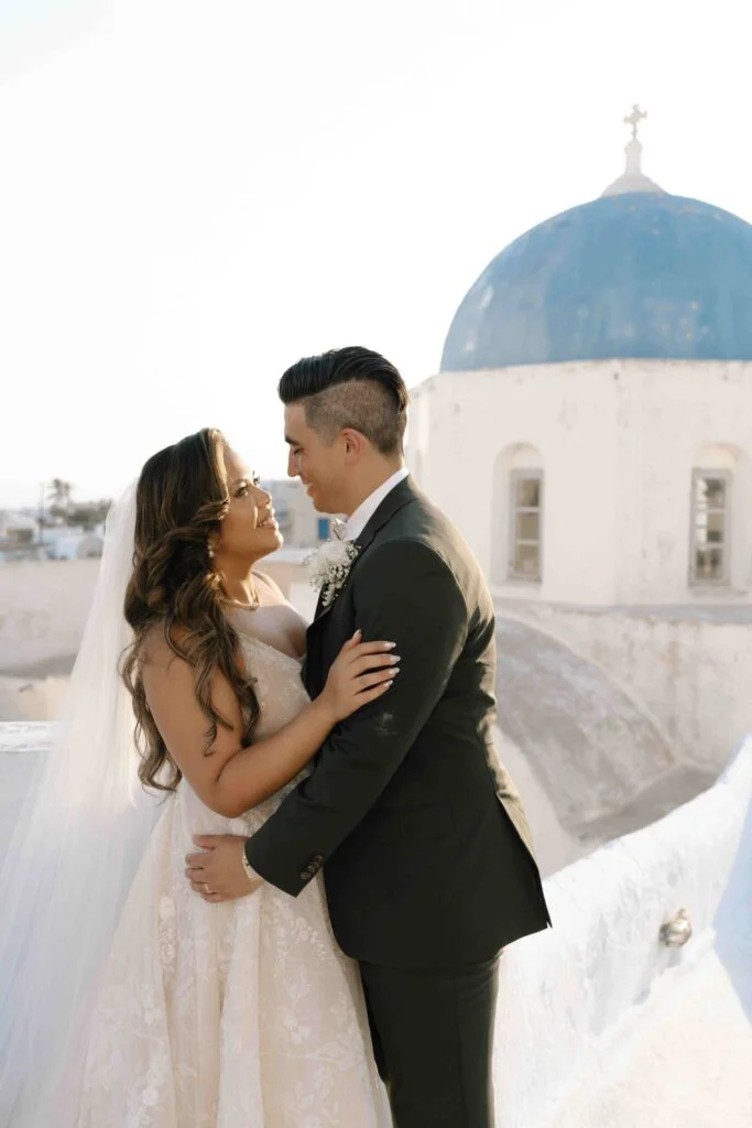 Danielle & David wedding at Cavo Ventus Venue, Santorini