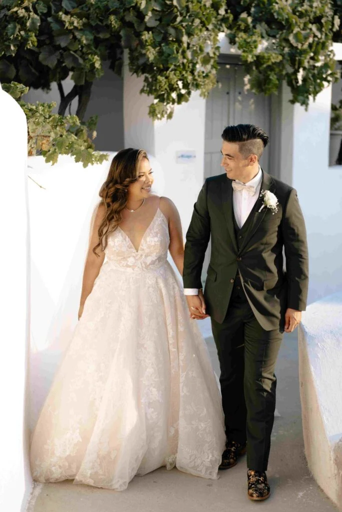 Danielle & David wedding at Cavo Ventus Venue, Santorini