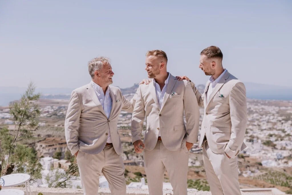 Amy & Shane wedding at Madame Sousou Restaurant, Santorini