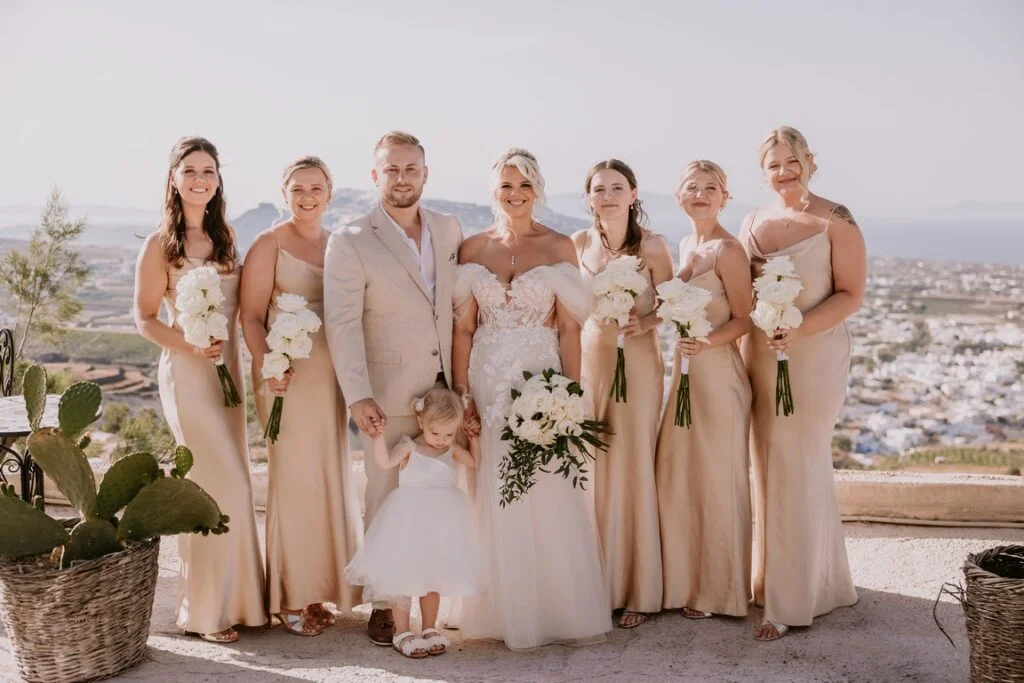 Amy & Shane wedding at Madame Sousou Restaurant, Santorini