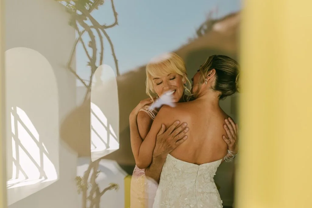 Briana & Benjamin wedding at Dimond Rock Venue, Santorini