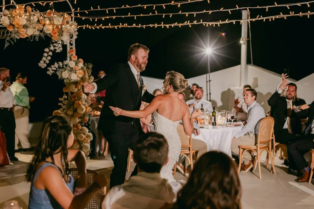 Briana & Benjamin wedding at Dimond Rock Venue, Santorini