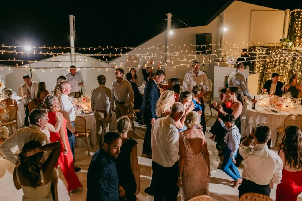 Briana & Benjamin wedding at Dimond Rock Venue, Santorini