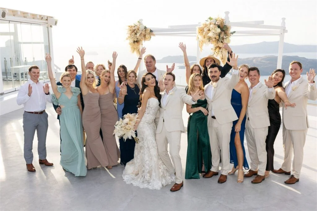 Savannah & Trent wedding at Gem Venue, Santorini
