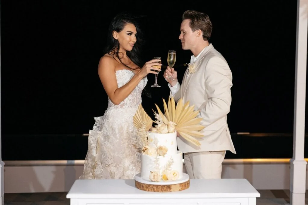 Savannah & Trent wedding at Gem Venue, Santorini