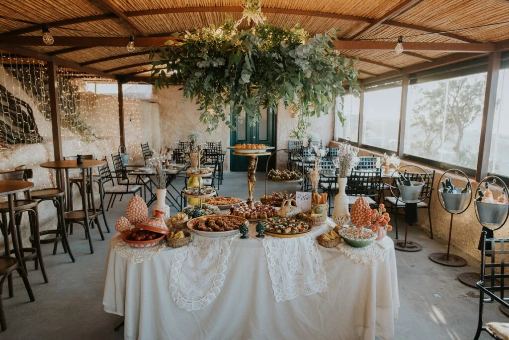 Shayela & Francis wedding at Madame Sousou Restaurant, Santorini
