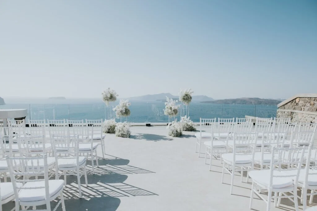 Gen & Lucas wedding at Cavo Ventus Venue, Santorini