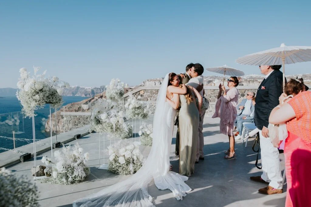 Gen & Lucas wedding at Cavo Ventus Venue, Santorini