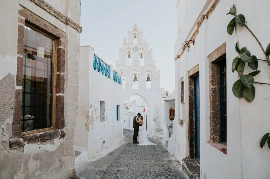 Gen & Lucas wedding at Cavo Ventus Venue, Santorini