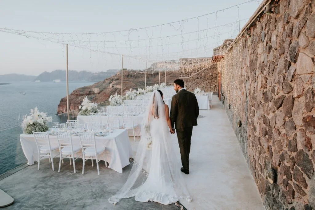 Gen & Lucas wedding at Cavo Ventus Venue, Santorini