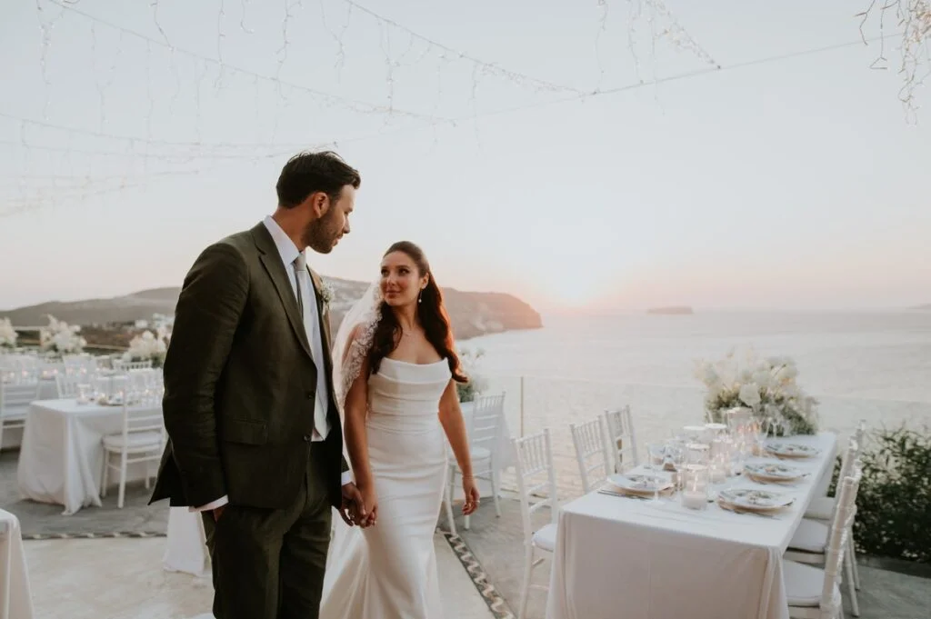 Gen & Lucas wedding at Cavo Ventus Venue, Santorini