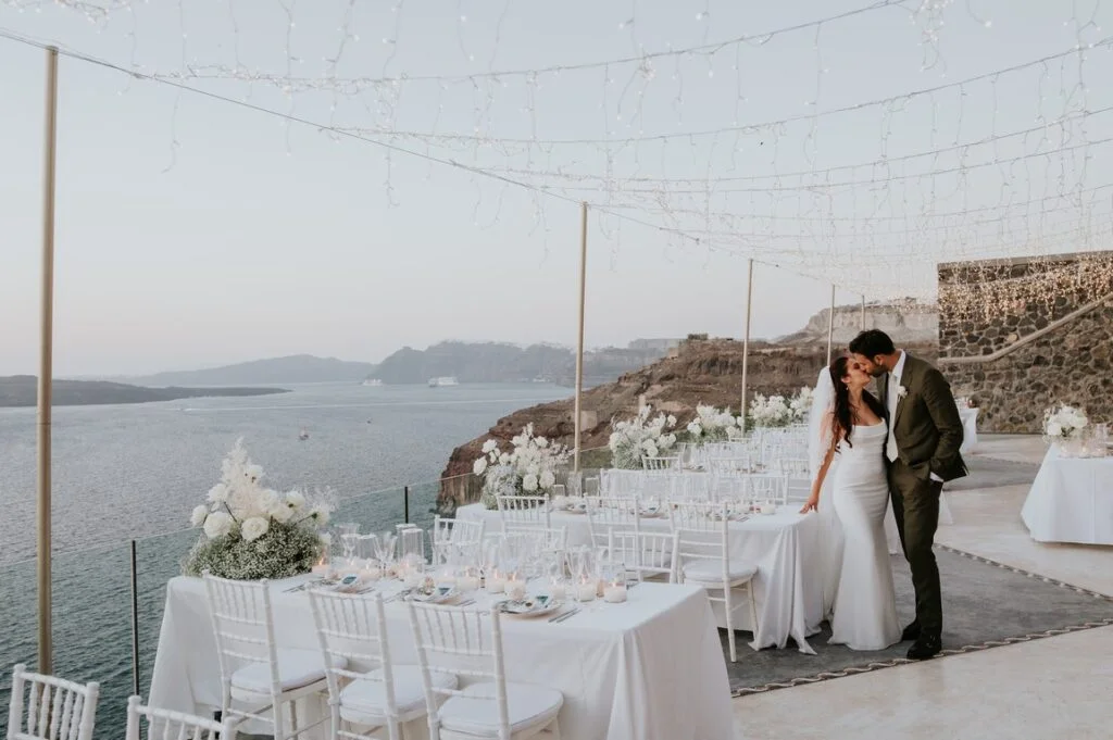 Gen & Lucas wedding at Cavo Ventus Venue, Santorini