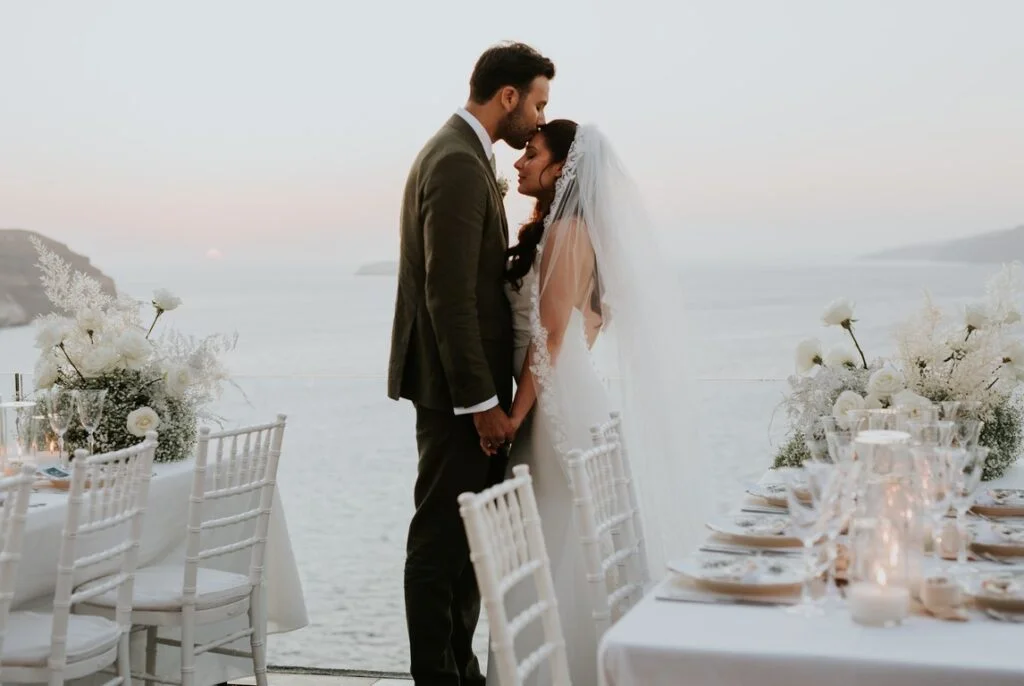 Gen & Lucas wedding at Cavo Ventus Venue, Santorini