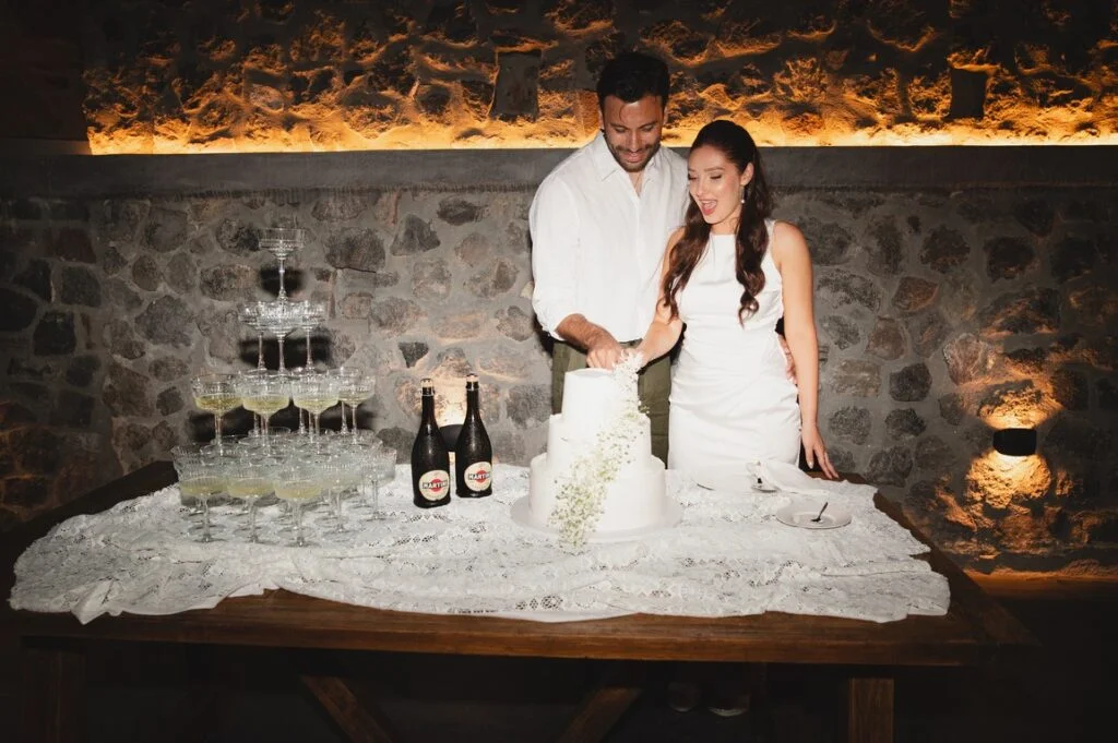 Gen & Lucas wedding at Cavo Ventus Venue, Santorini