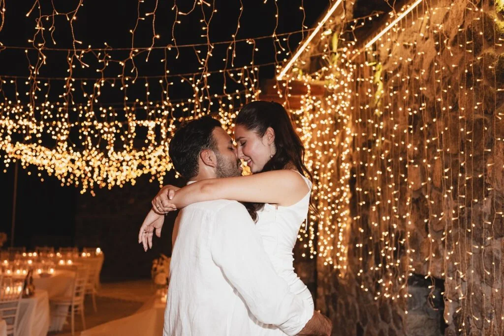 Gen & Lucas wedding at Cavo Ventus Venue, Santorini