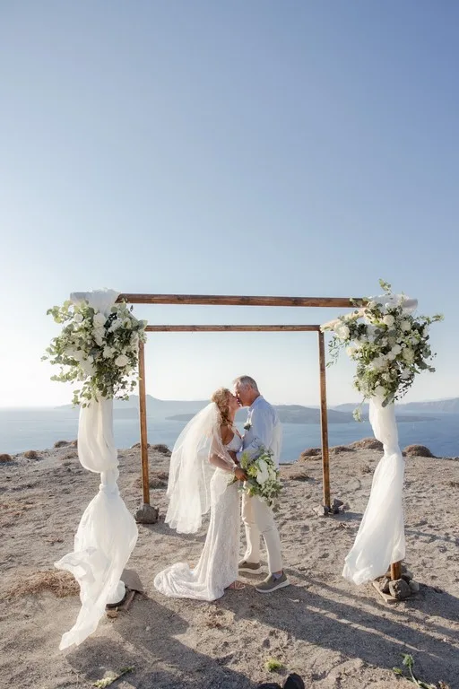 Elisma & Christiaan wedding at Madame Sousou, Santorini