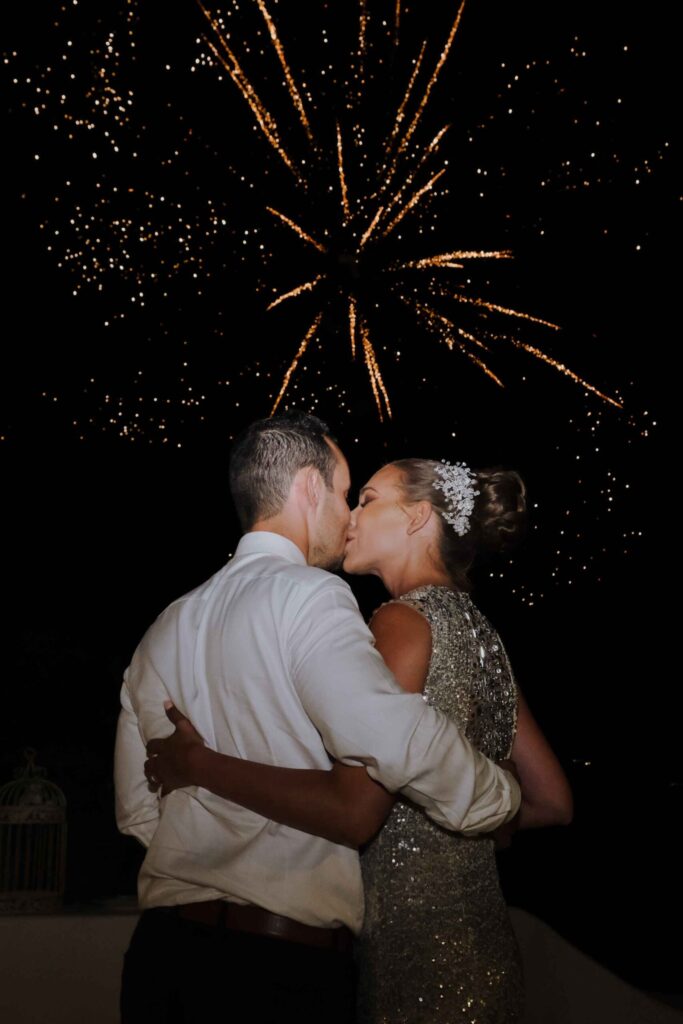 Janni & Sebastian wedding at Diamond Rock Venue, Santorini
