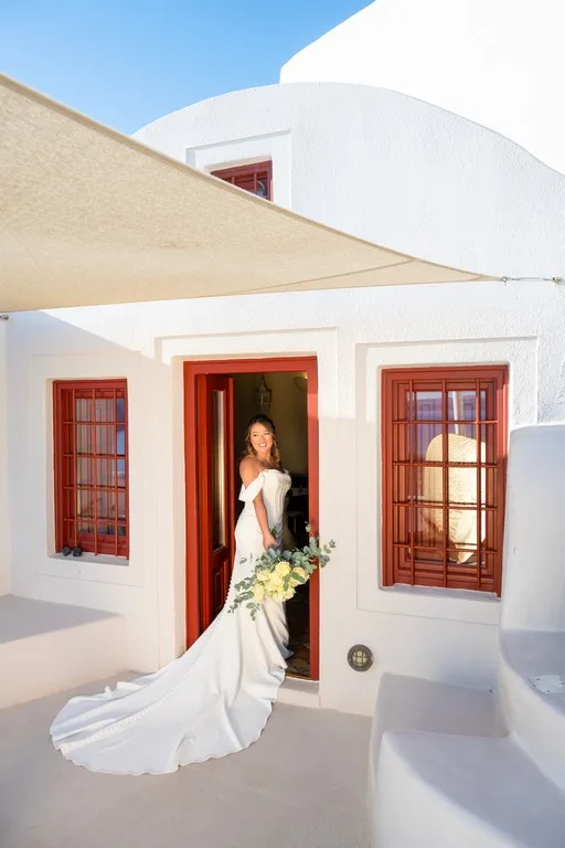 Ashley & Dalton wedding at Love Cave Venue, Santorini