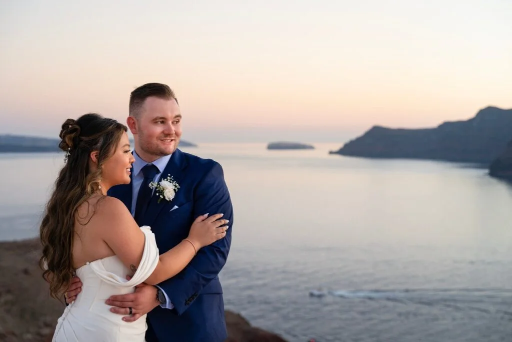 Ashley & Dalton wedding at Love Cave Venue, Santorini