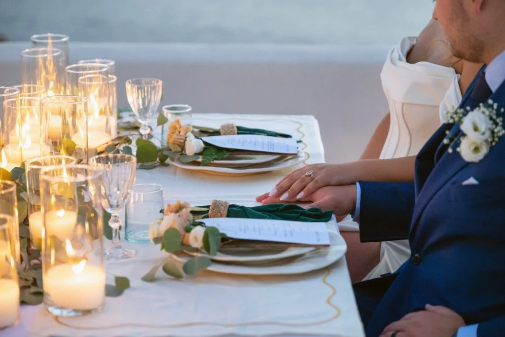 Ashley & Dalton wedding at Love Cave Venue, Santorini