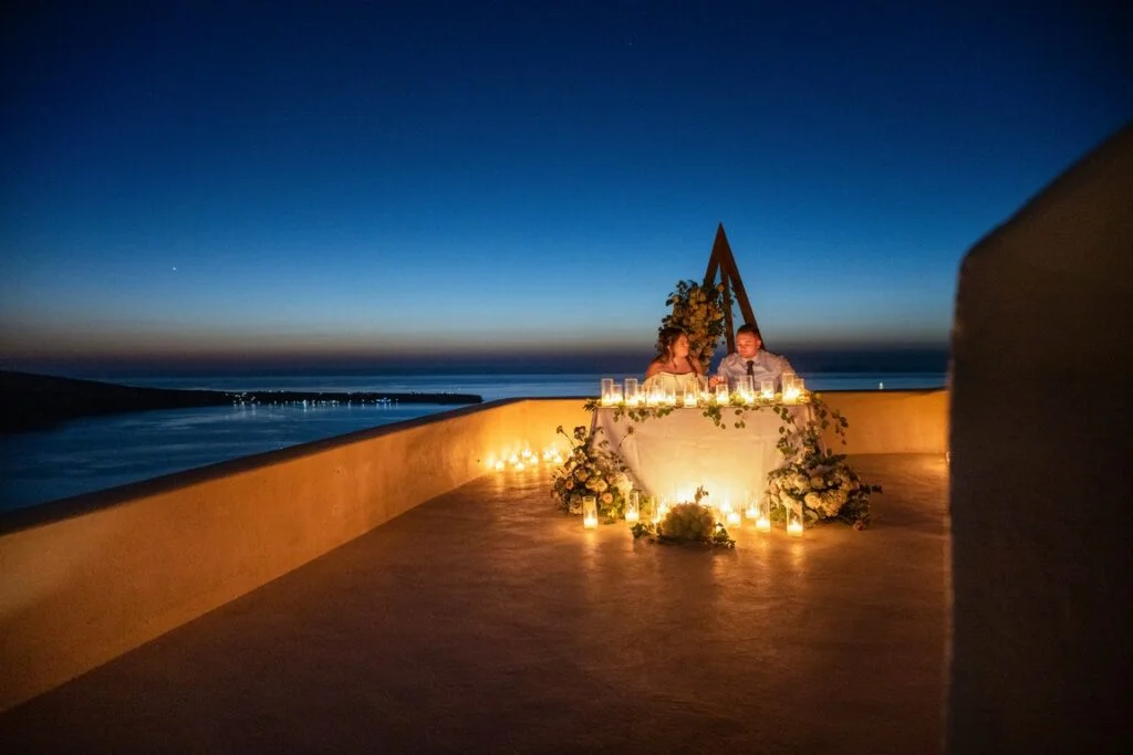 Ashley & Dalton wedding at Love Cave Venue, Santorini