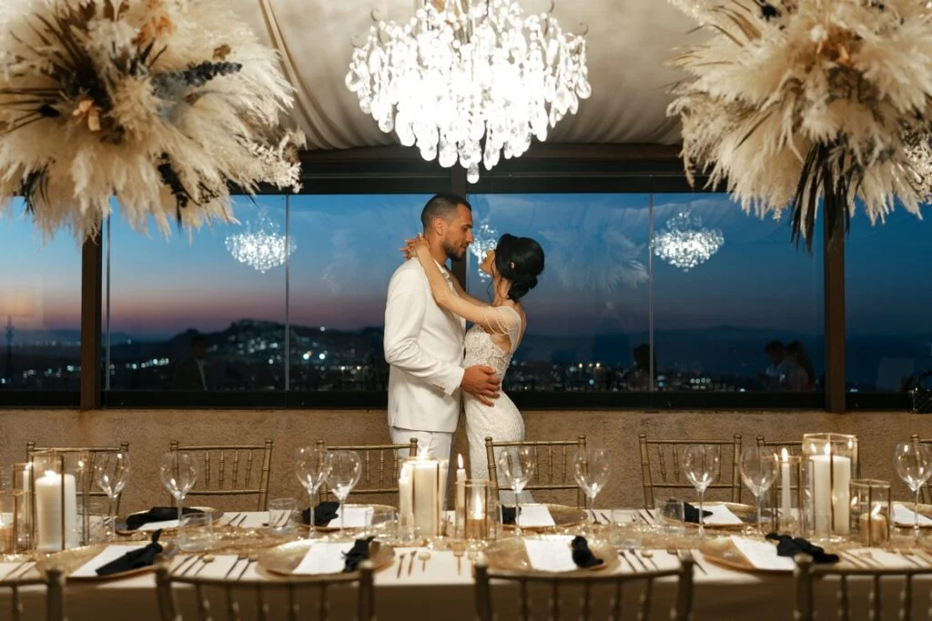 Irina & Sebastian wedding at Madame Sousou Restaurant, Santorini