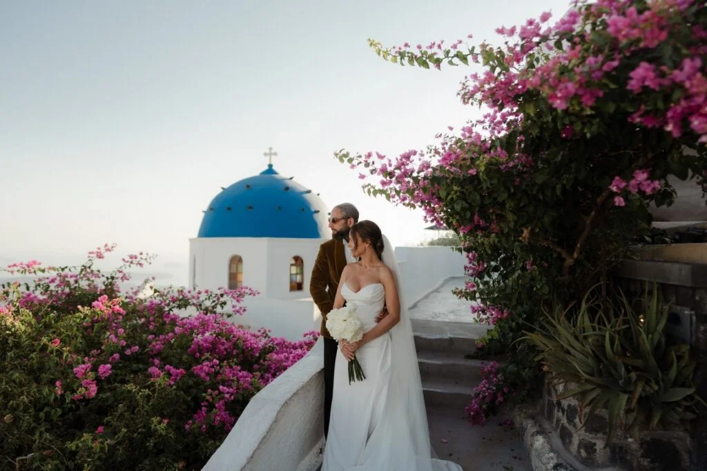 Natasha & Will wedding at Dimond Rock Venue, Santorini