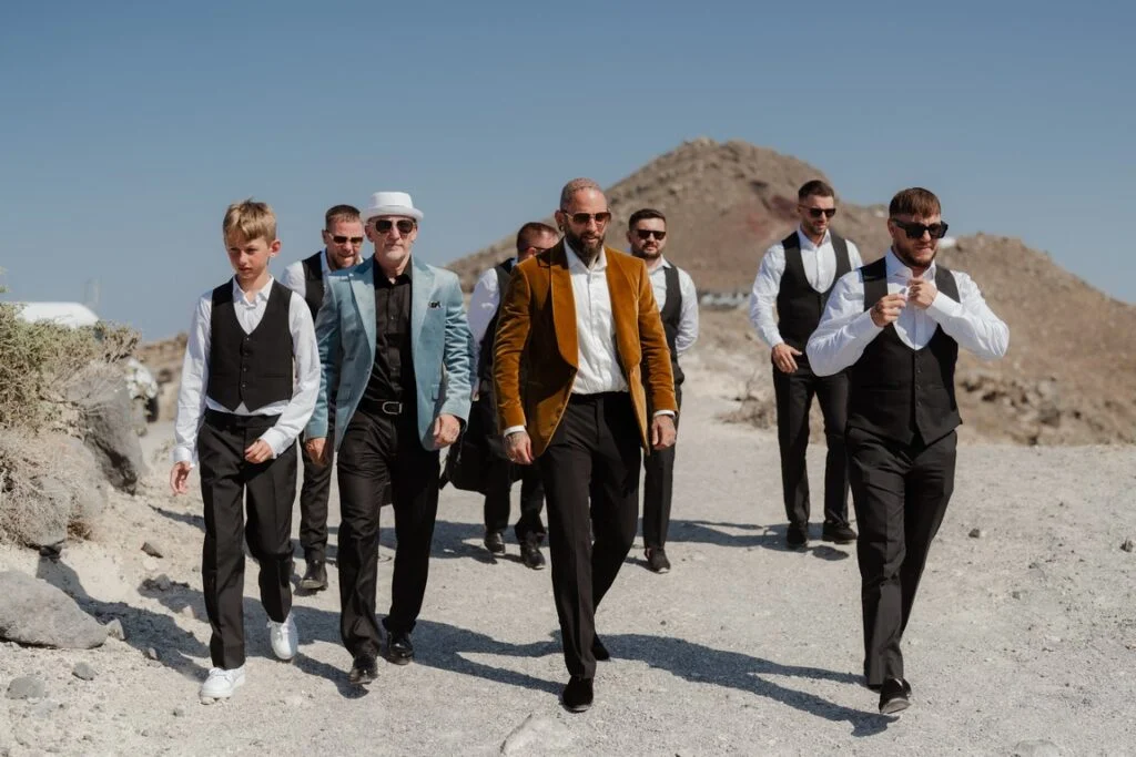 Natasha & Will wedding at Dimond Rock Venue, Santorini