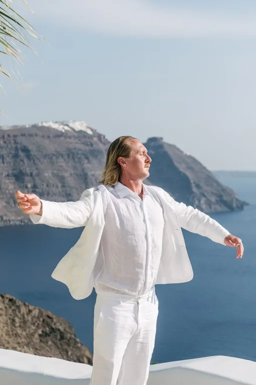 Jena & Cale wedding at Diamond Rock Venue, Santorini