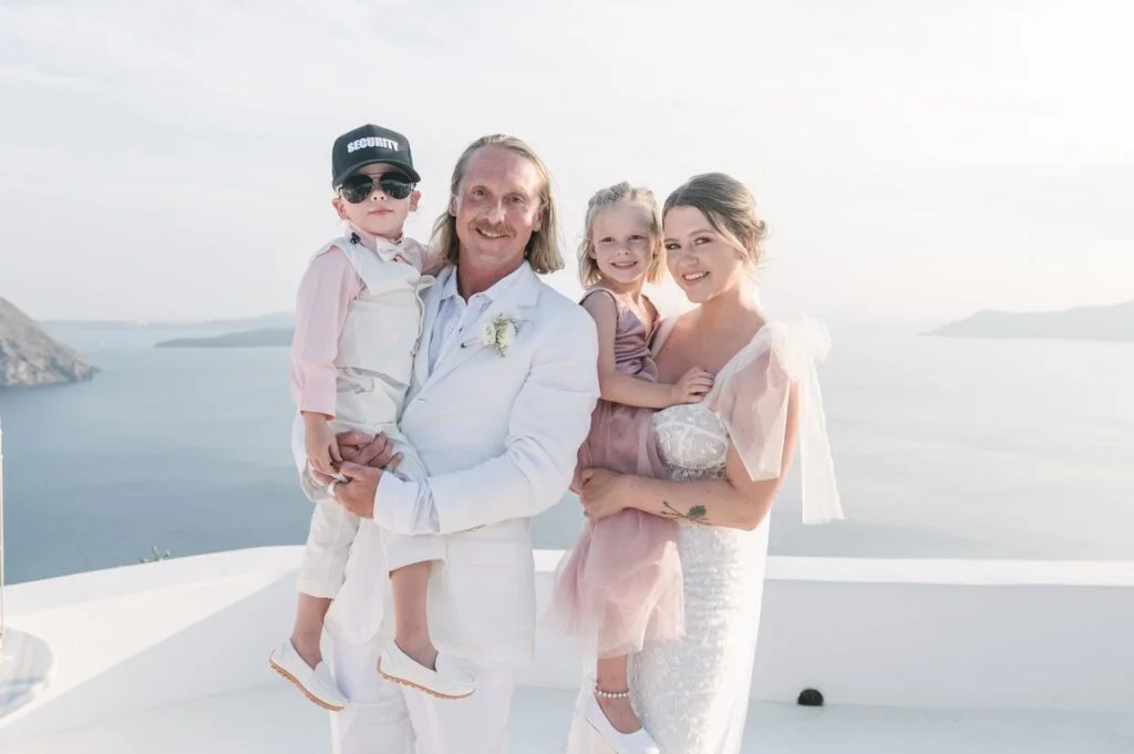 Jena & Cale wedding at Diamond Rock Venue, Santorini