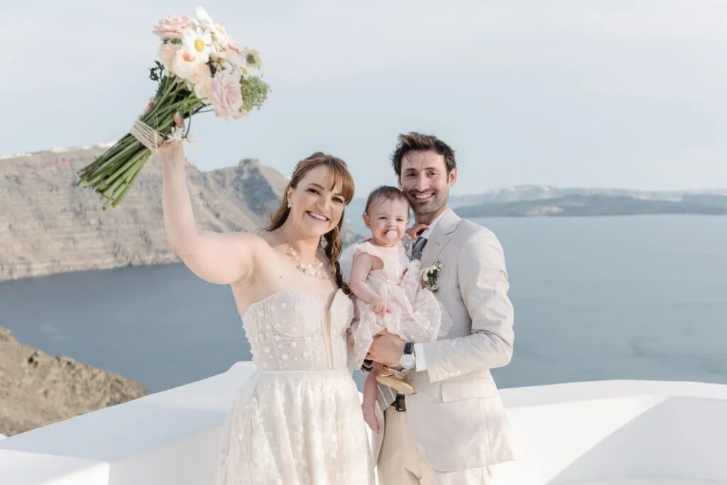 Cindy & Trevor wedding at Diamond Rock Venue, Santorini