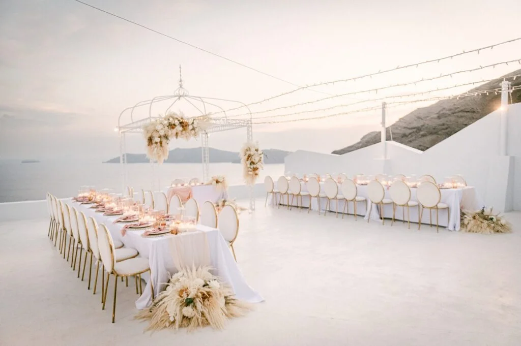Jena & Cale wedding at Diamond Rock Venue, Santorini