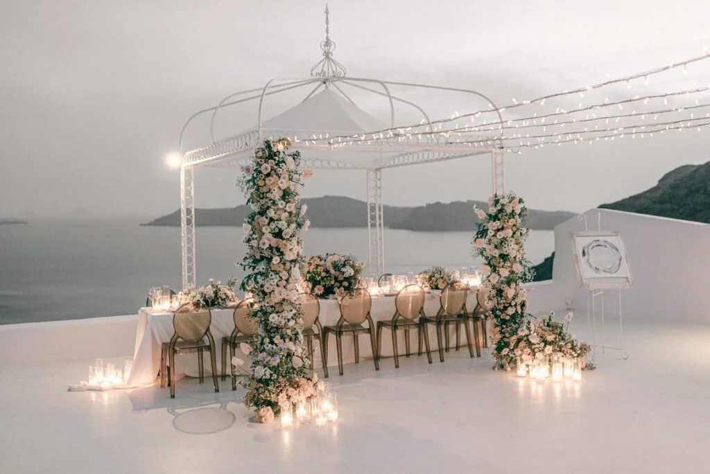 Cindy & Trevor wedding at Diamond Rock Venue, Santorini