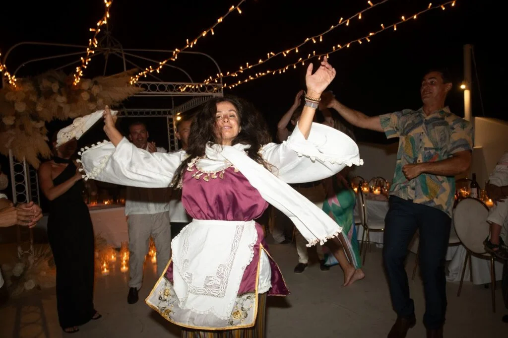 Jena & Cale wedding at Diamond Rock Venue, Santorini