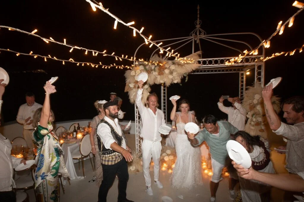 Jena & Cale wedding at Diamond Rock Venue, Santorini