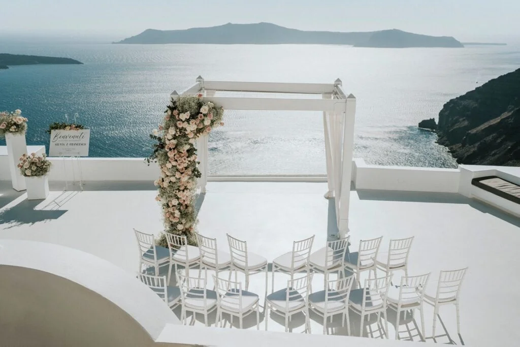 Silvia e Francesco wedding at Dana Villas , Santorini
