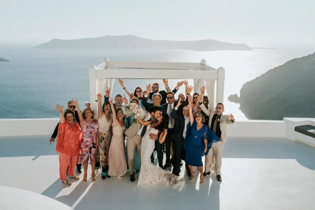 Silvia e Francesco wedding at Dana Villas , Santorini