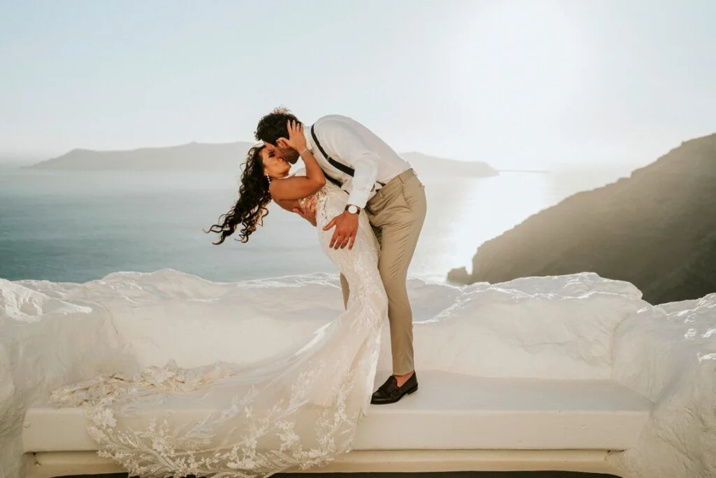 Silvia e Francesco wedding at Dana Villas , Santorini