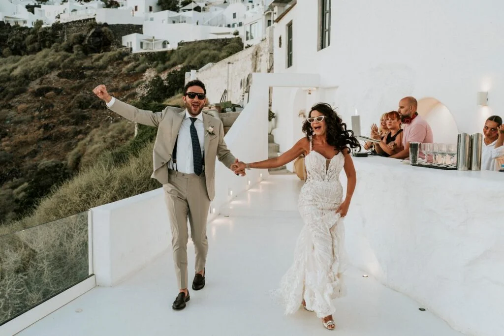 Silvia e Francesco wedding at Dana Villas , Santorini