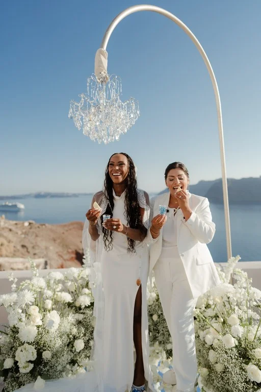 Aneesah & Talisa wedding at Love Cave Venue, Santorini