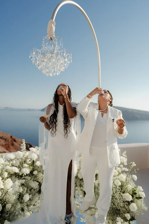Aneesah & Talisa wedding at Love Cave Venue, Santorini