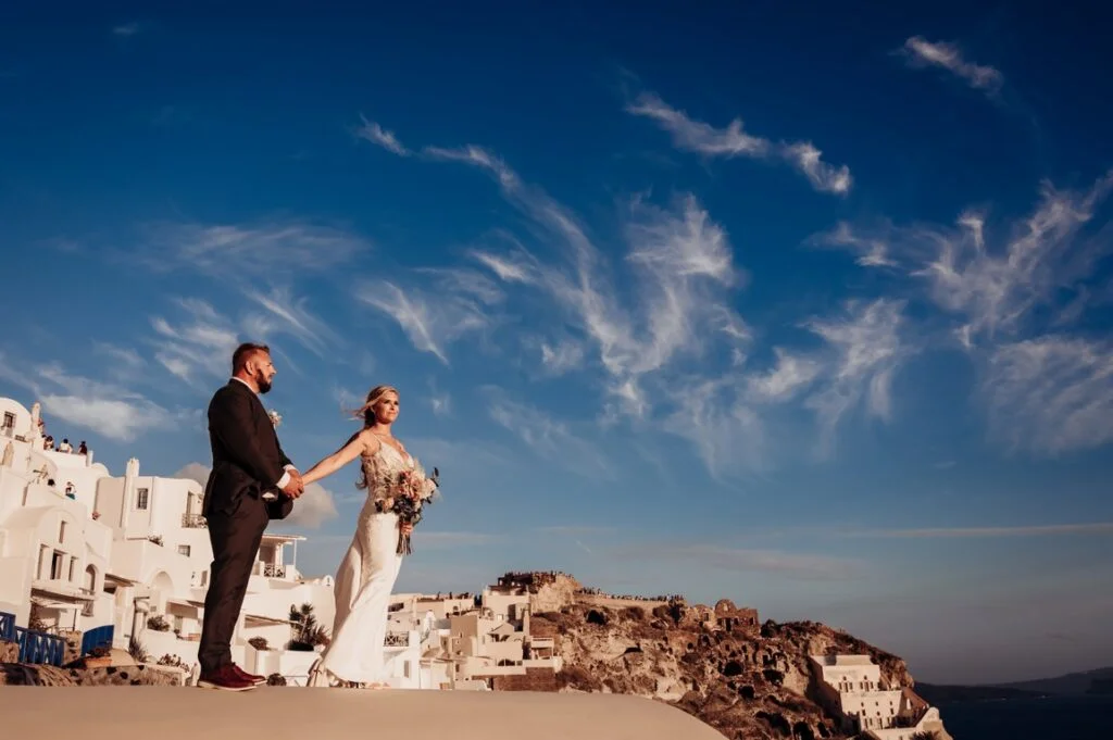 Brittany & Brian wedding at Love Cave Venue, Santorini